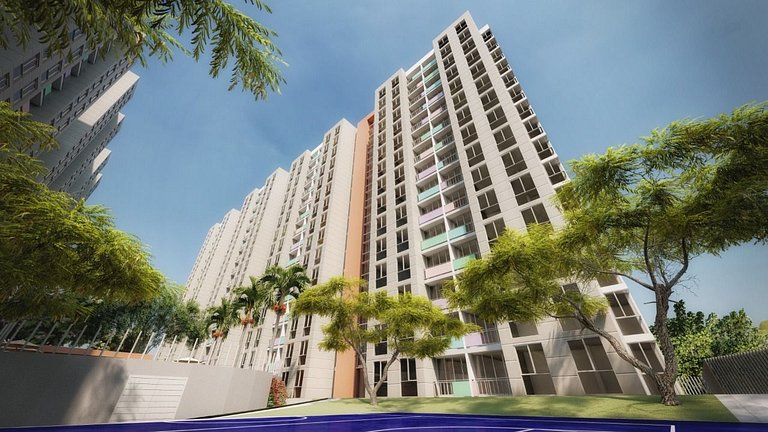 Apartamento Privado en Armenia con piscina